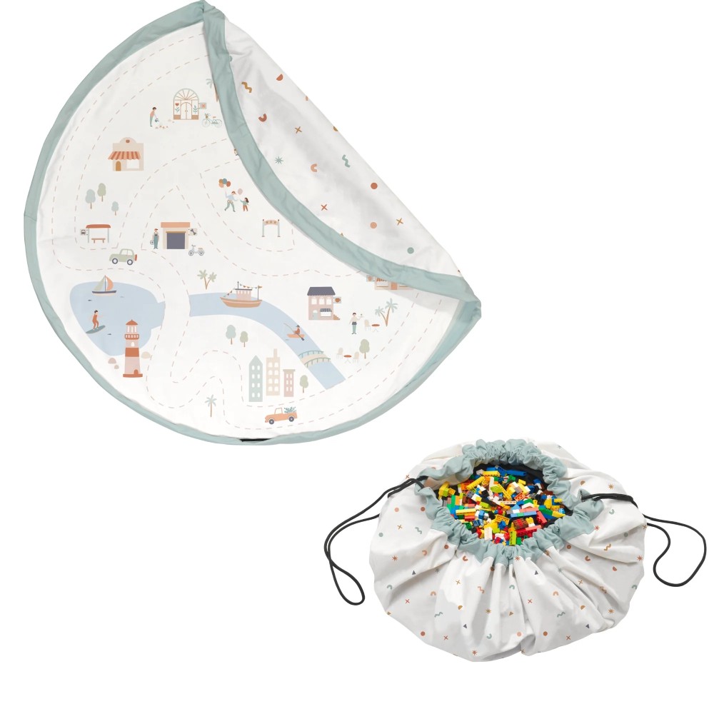 noomad sac à ranger & tapis jouer